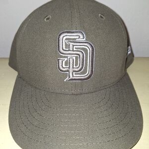 New Era Olive and Black 59FIFTY 7 1/2 Cap